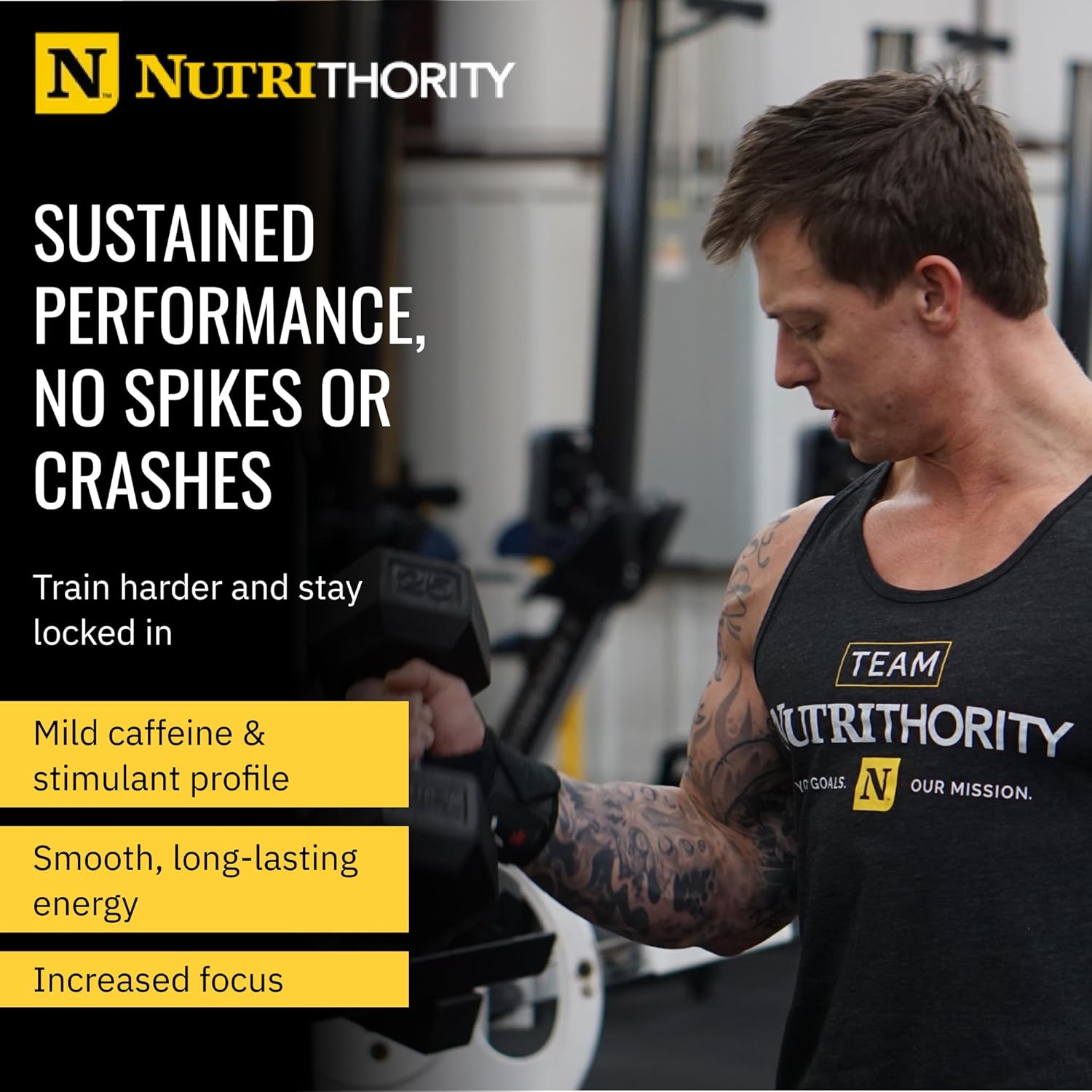 Nutrithority - Mr. Fusion Pump Pre Workout Powder, Strong Pre Workout, No Creatine, Energy Powder with Amino Acids for Men and for Women, Build Muscle, Keto Friendly (Pineapple Punch) (40 Servings)