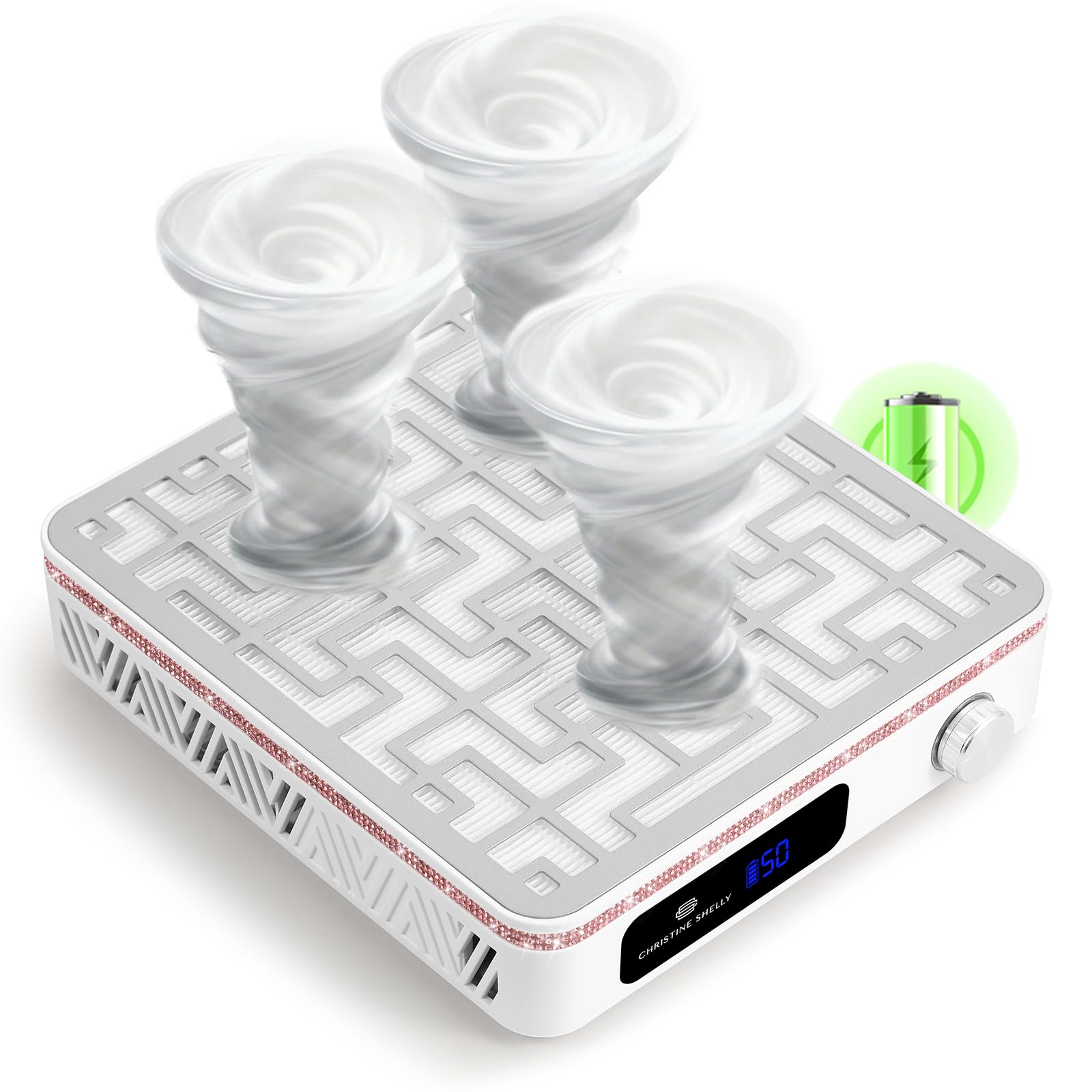 Amazon.com: CHRISTINE SHELLY Cordless Nail Dust Collector