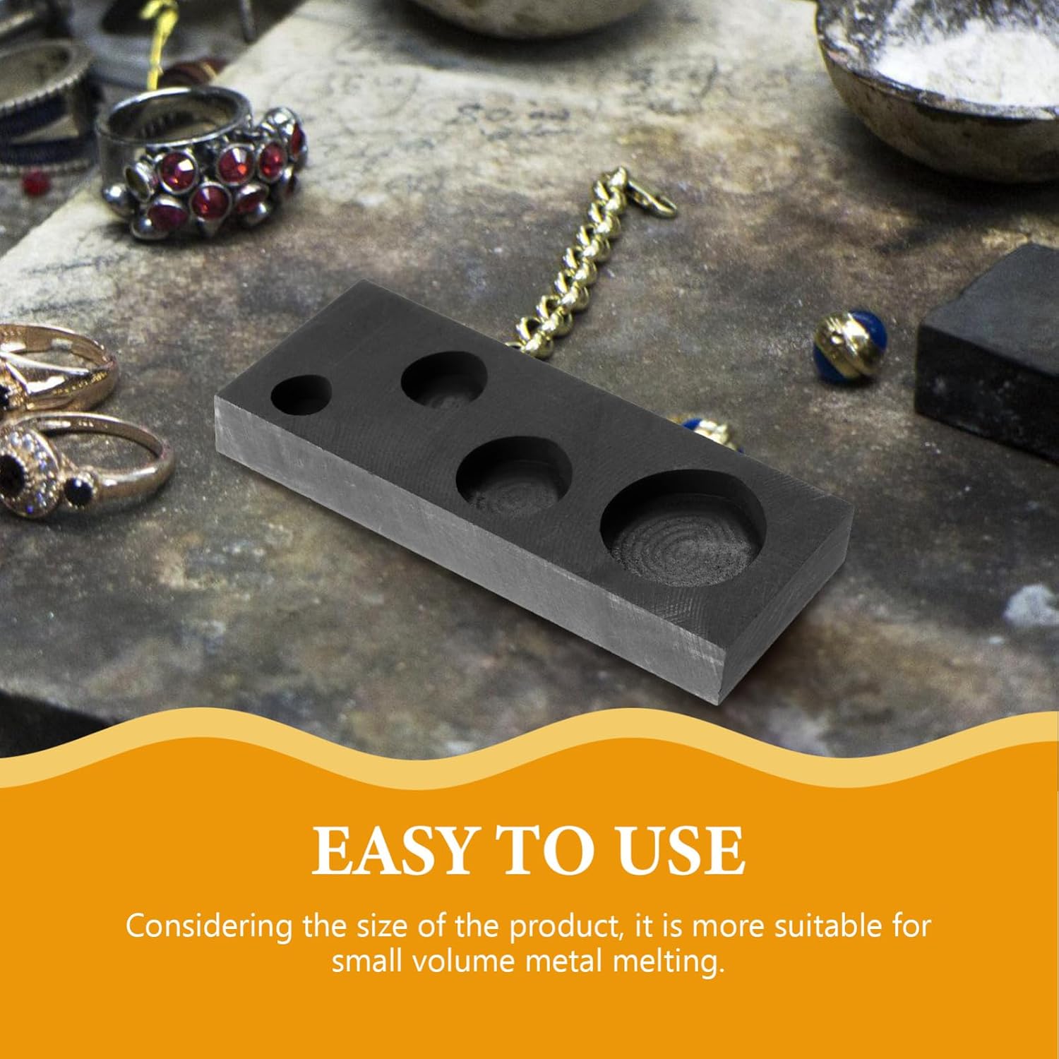 Graphite Ingot Mold for Melting and Casting High Purity Graphite Mold for Versatile Ingot Molding for Various Metals and Stable Design