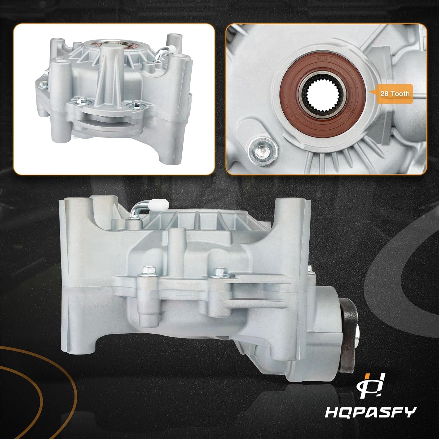 HQPASFY Rear Differential, Compatible with 2010-2023 Polaris Sportsman 550/850/Touring/XP 1000/XP 550/Scrambler 850/XP 1000, Replace# 1332802, 1332914, 1332492
