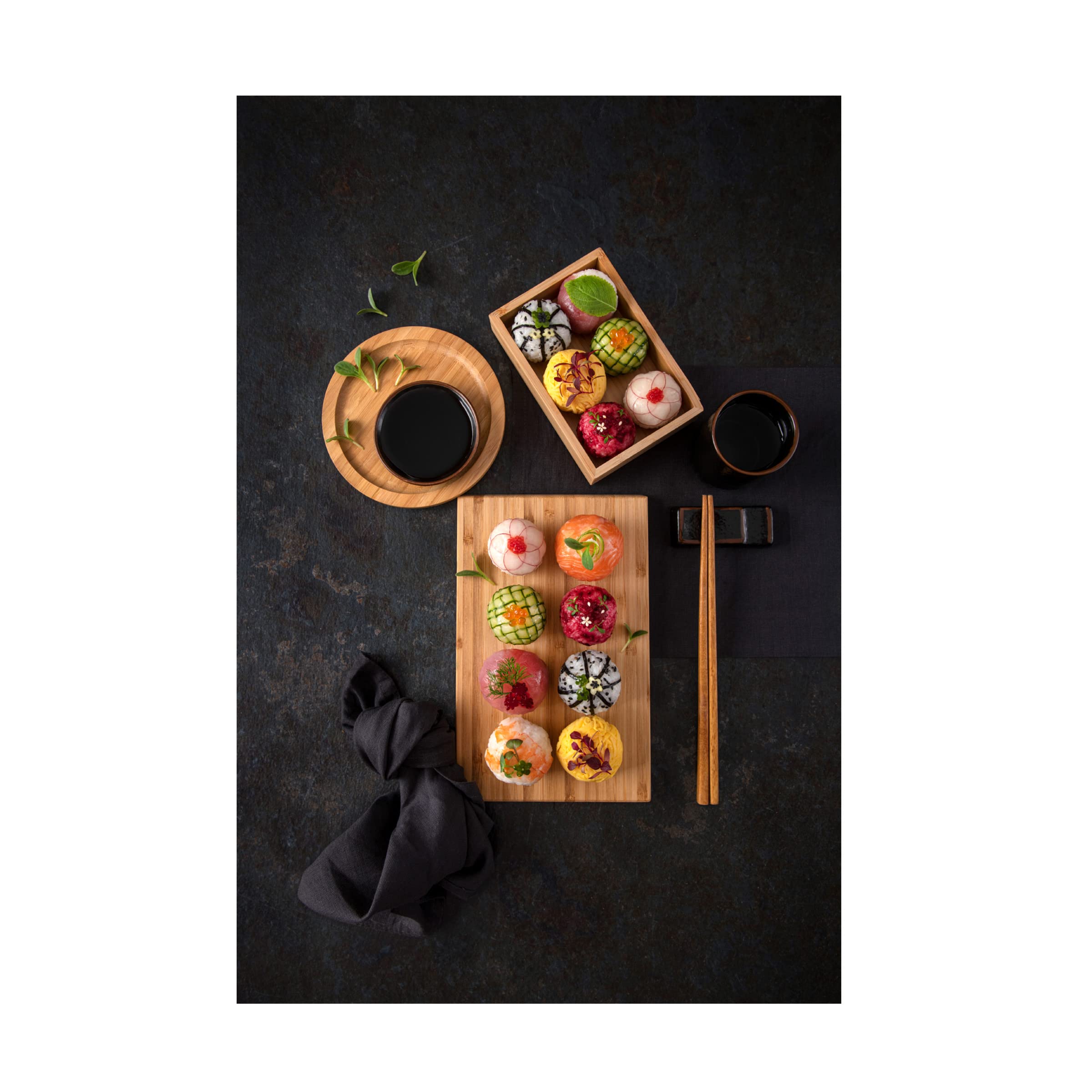 Trademark Fine Art 'Temari Sushi' Canvas Art by Diana Popescu