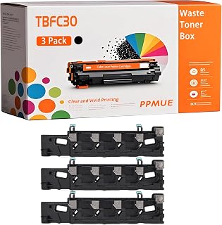 Compatible for Toshiba TBFC30 Waste Toner Box E Studio 2510AC 2520AC 2550C 2551C Printers, High-Yield 54000 Page with Smart Chip (3 Pack Black)