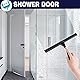 Shower Squeegee, 10-Inch Matte Black Squeegee, All-Purpose Stainless Steel Squeegee for Bathroom, Shower Doors, Mirrors, Tiles and Car Windows - 100% Streak Free Product Image 4