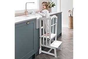 Learning Step Stool for Efficient Little Helpers: Transform Kitchen Time into Educational Playtime