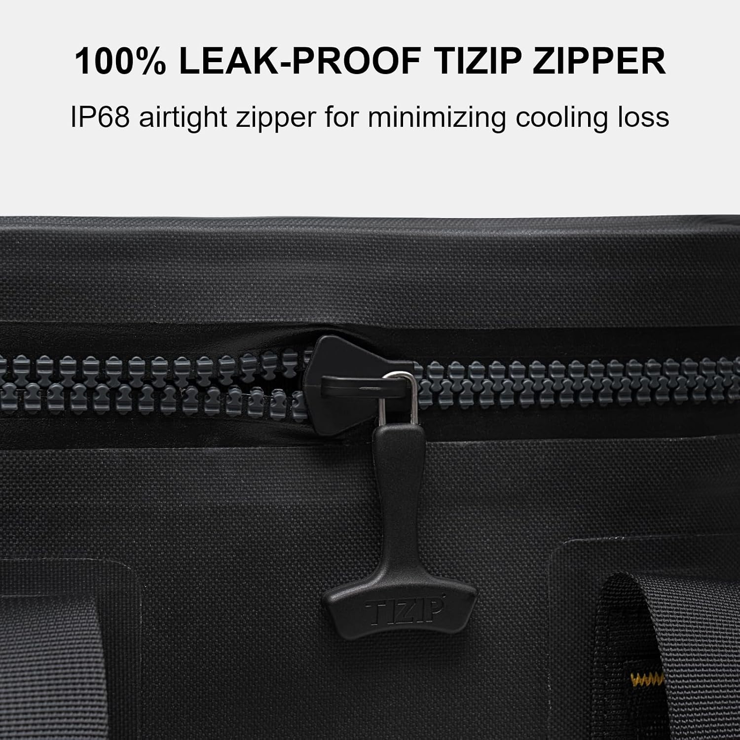 SPARTER Portable Soft Cooler 12 Cans, IP68 Tizip Leak-Proof Zipper for Camping, Fishing, Beach, Outdoors Insulated Ice Chest with Reusable Ice Pack