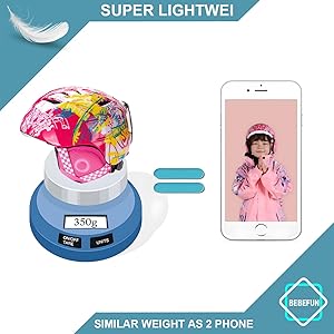 BeBeFun Toddler and Kids Ski Helmet Snowboarding Helmet with Goggles for Snow Activity Ultra Lightweight Comfort and Warmth Small Size ASTM & CE Certified Suggest 2-6years