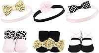 Vista 8 de Hudson Baby Conjunto de regalo de diadema y calcetines para niña
