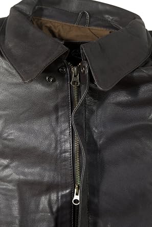 CamoOutdoor Men's Mil-Tec US Leather A2 Flight Bomber Army Jacket