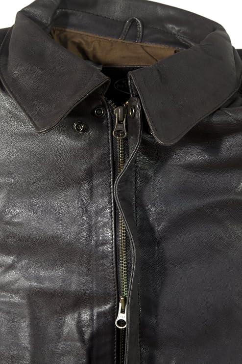 CamoOutdoor Men's Mil-Tec US Leather A2 Flight Bomber Army Jacket