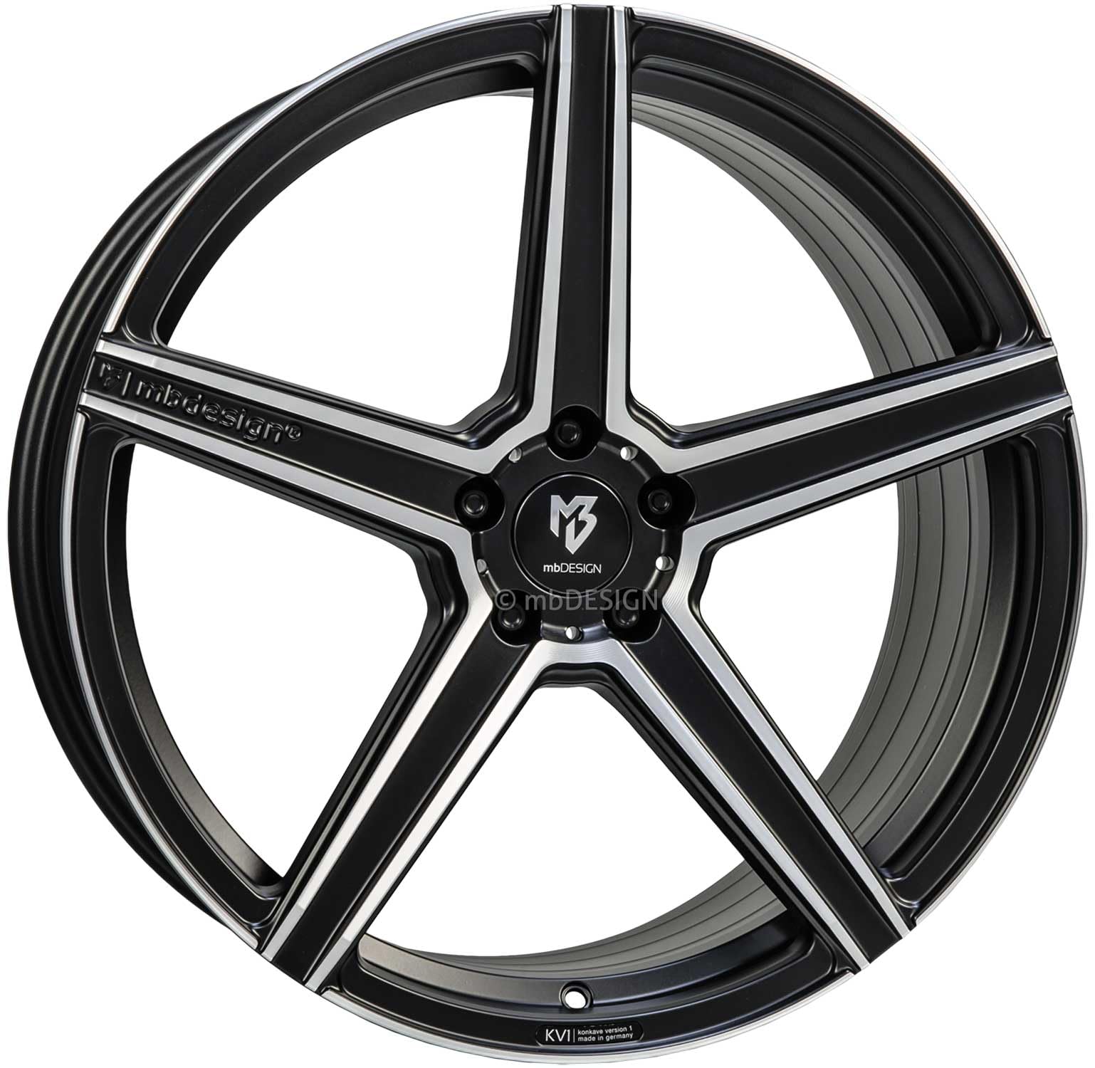 4 cerchi MB Design KV1S 9.0Jx21 ET35 5x112 nero opaco lucido compatibile con Seat Ateca Cupra Ateca Cupra Formentor Tarraco FR Tarraco