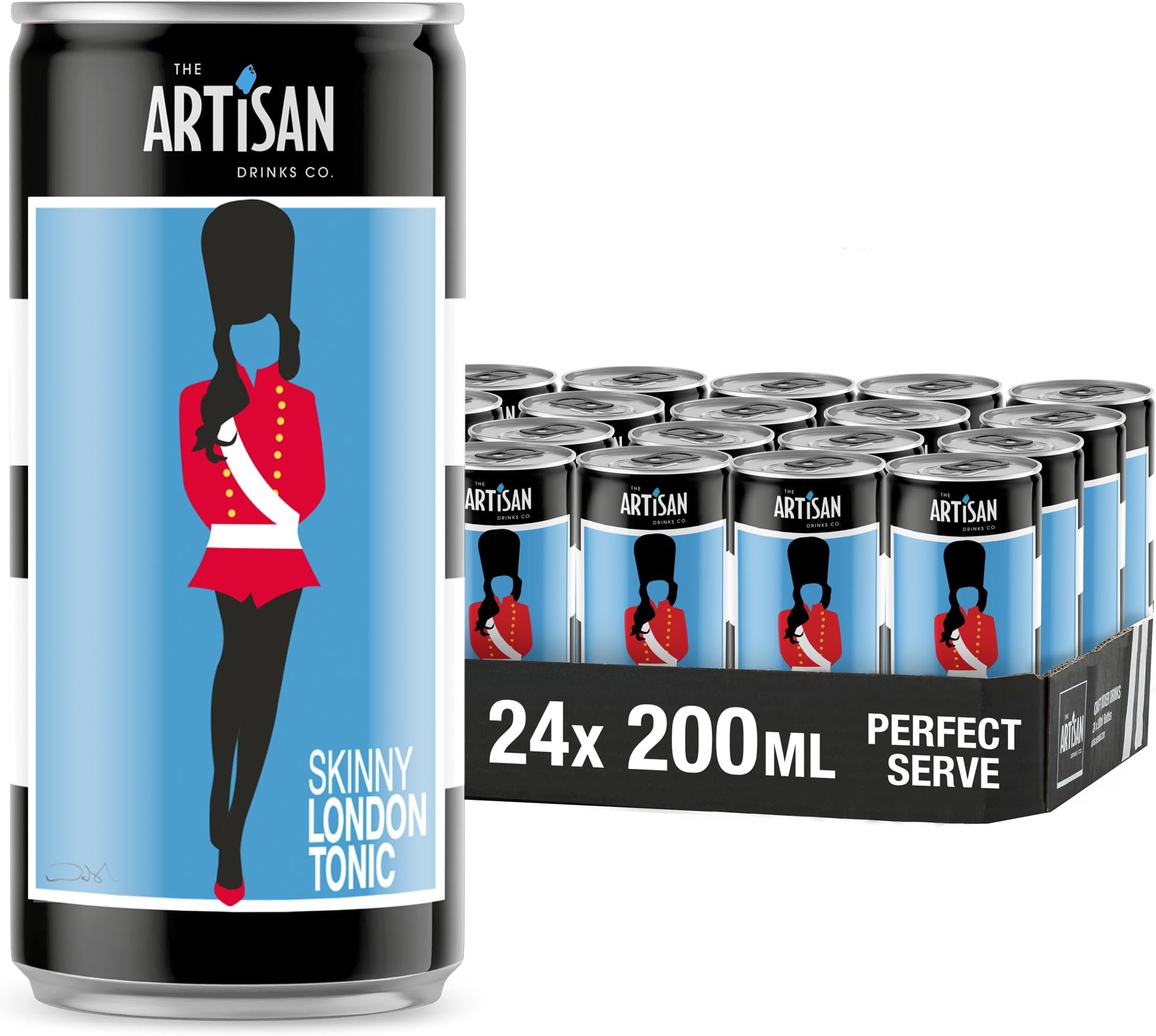 Artisan Skinny London Tonic Can, 200ml (Case 24)