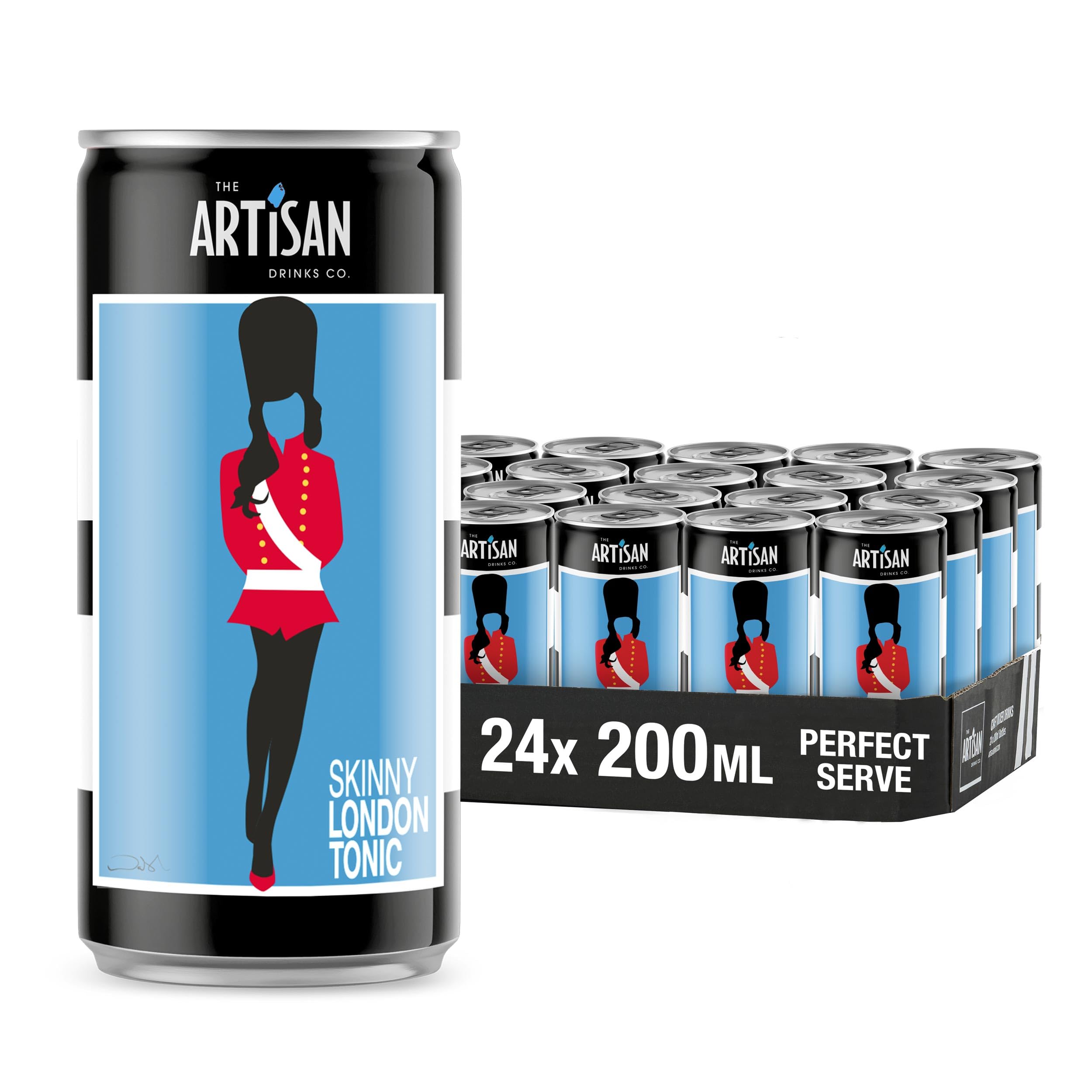 Artisan Skinny London Tonic Can, 200ml (Case 24)