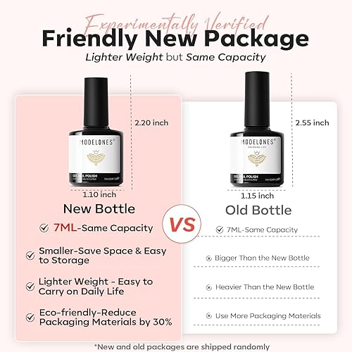 Vista 20 de Modelones - Set de esmaltes de uñas de gel, otoño, invierno, 6 colores, tono nude, esmalte de gel marrón, beige, caqui, juego de esmalte de uñas Un