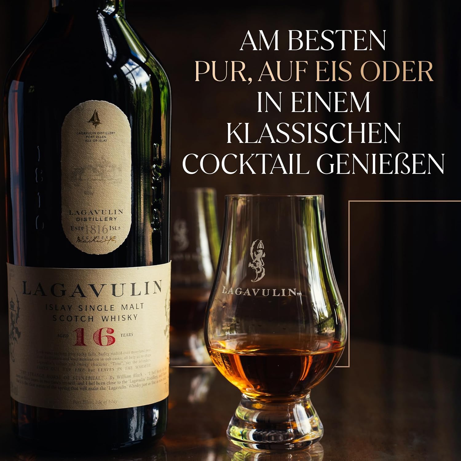 Lagavulin 16 Jahre Islay Single Malt Scotch Whisky 43% Vol 700ml Geschenkbox