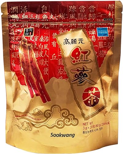 Gránulos de extracto de ginseng rojo - Cómodos gránulos de té hechos con extracto de ginseng rojo_2.12 oz (0.11 oz x 20ea)