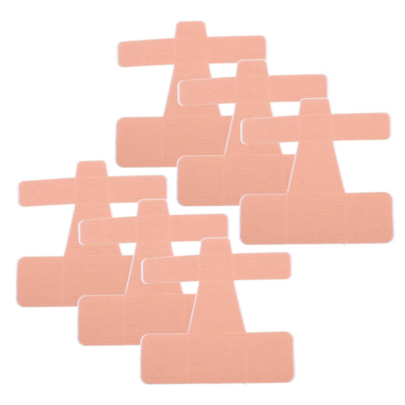 Didiseaon 6Pcs Sports Toe Separator Sticker Foot Care Pads Elastic Toe Protector for Women Skin Tone Prevention Foot Comfort and Toe Alignment