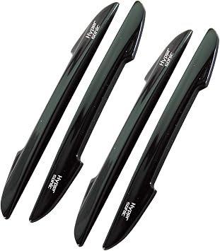 Hypersonic 4-Pack Car Door Protector Bumper Vehicle Door Edge Guard Strip Plastci Black Scartch Protection Eliminate Wind Buffeting