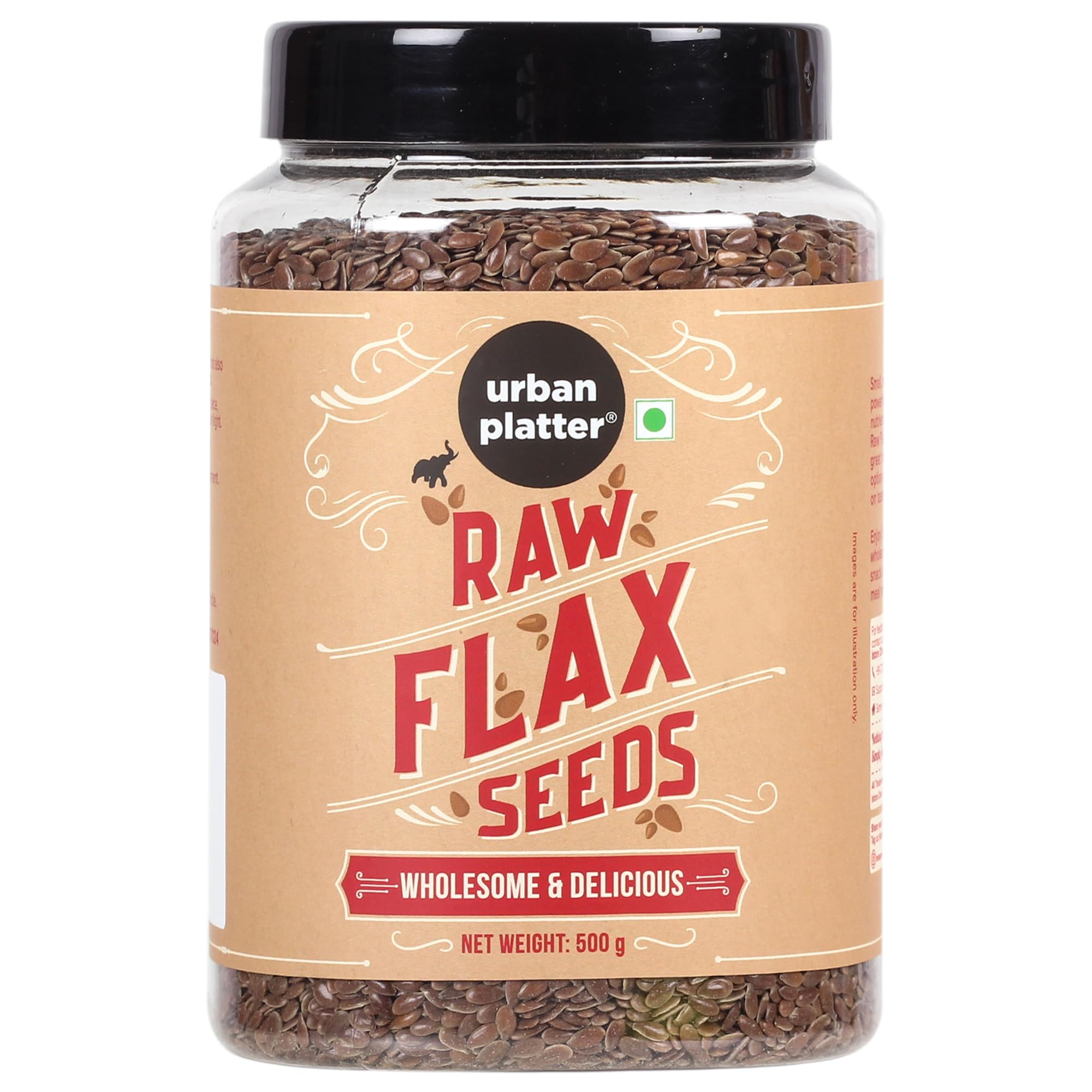 Urban Platter Raw Flax Seeds, 500g [Alsi, Heart-Healthy, Keto Friendly, Use in Salads, After Meal Digestive] (B0B3X74HQ2) Amazon Price History, Amazon Price Tracker