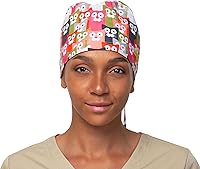 Vista 76 de Print Scrub Caps - Sombrero perfecto para enfermeras, médicos y EMTs..