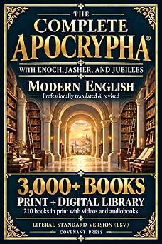 The Complete Apocrypha 2018 Edition with Enoch, Jasher, and Jubilees