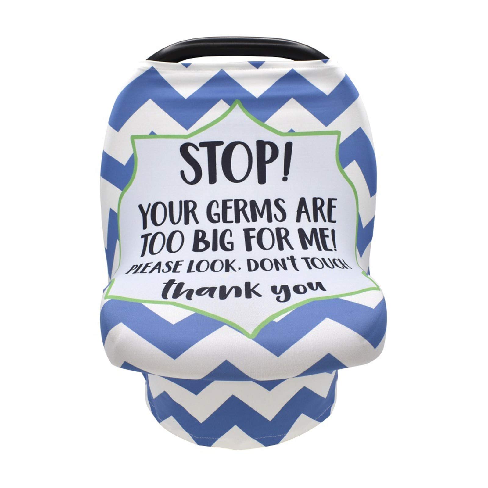 Nursing Cover for Breastfeeding, Stretchy Car Seat Cover for Babies, Soft Breathable Breastfeeding Cover, Stroller Covers, Shopping Cart Cover, Multi-Use High Chair Cover, Baby Shower Gifts