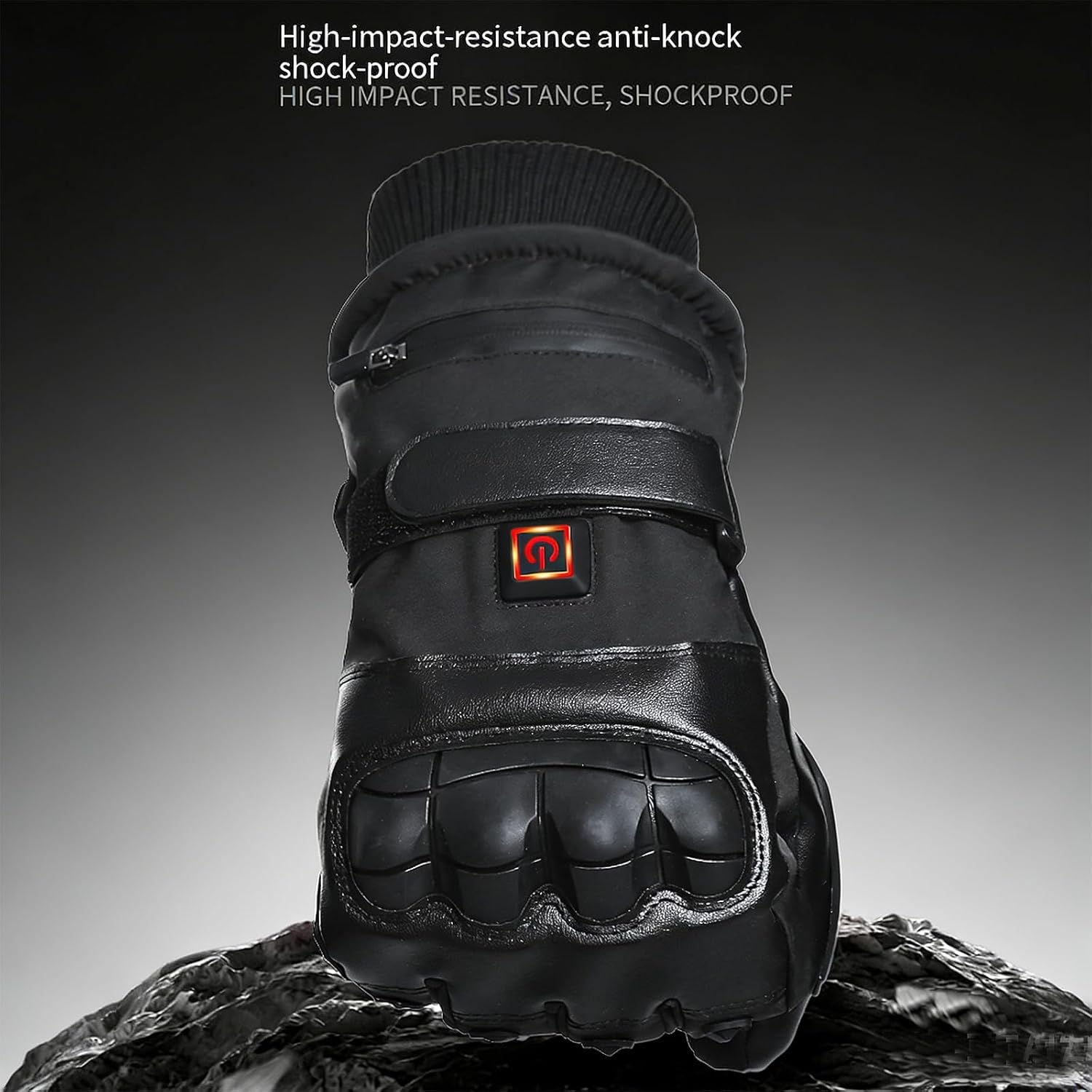Heated Gloves for Men Women, 7.4V 5000mAh Rechargeable Battery Powered, Waterproof Windproof Hand Warmers Electric Heating Ski for Cold Weather Motorcycle Skiing Riding, Hiking, Snowboarding Hunting - Image 3