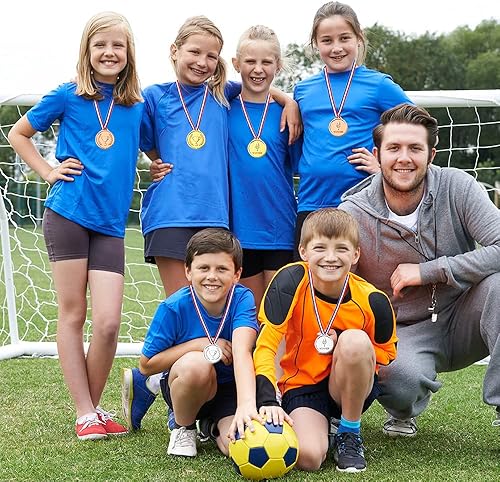Miniatura 2 de Pllieay Medallas ganadoras Medallas de oro de plata y bronce para decoración de fiestas y premios