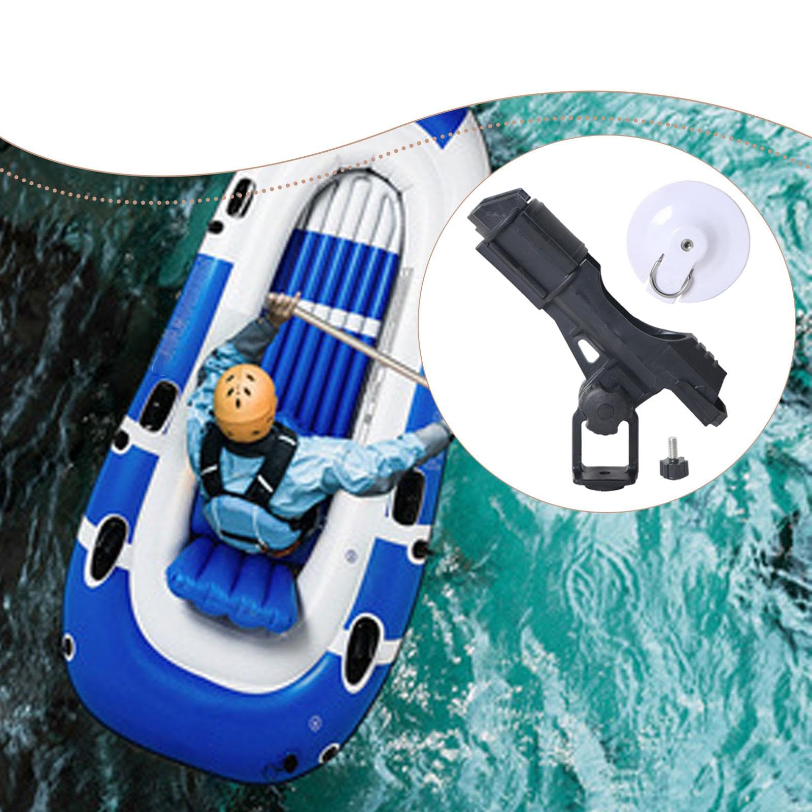 Portacanna da Pesca Gonfiabile per Barca, Supporto per Canna da Pesca Facile da Installare E Portatile, Accessori Robusti per Kayak.