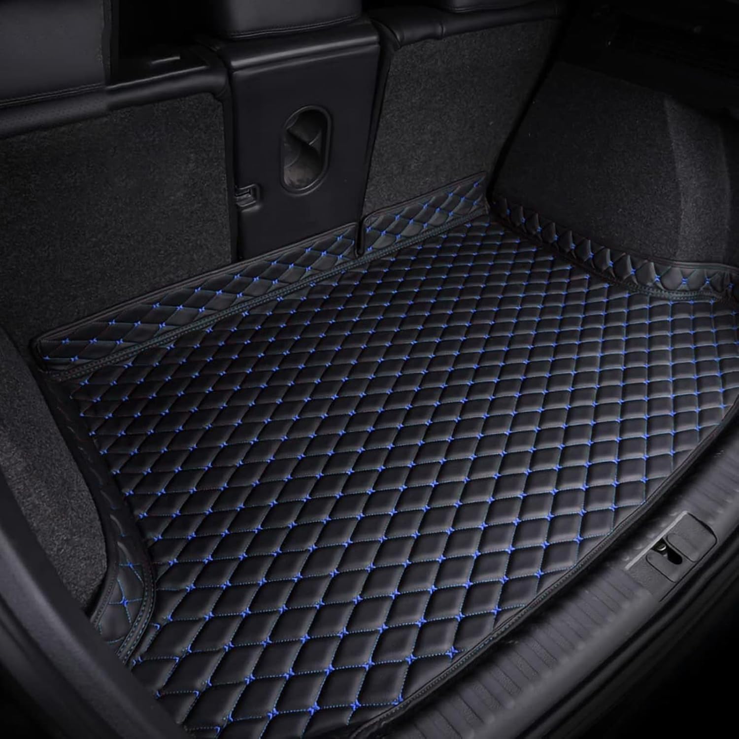 Coche Alfombrillas Maleter para Renault Rafale Plug-in-Hybrid (Seit 2024) 2025 2026, Impermeable Cuero Tronco Bandeja Protectora, Funda Maletero Alfombra Accesorios,A