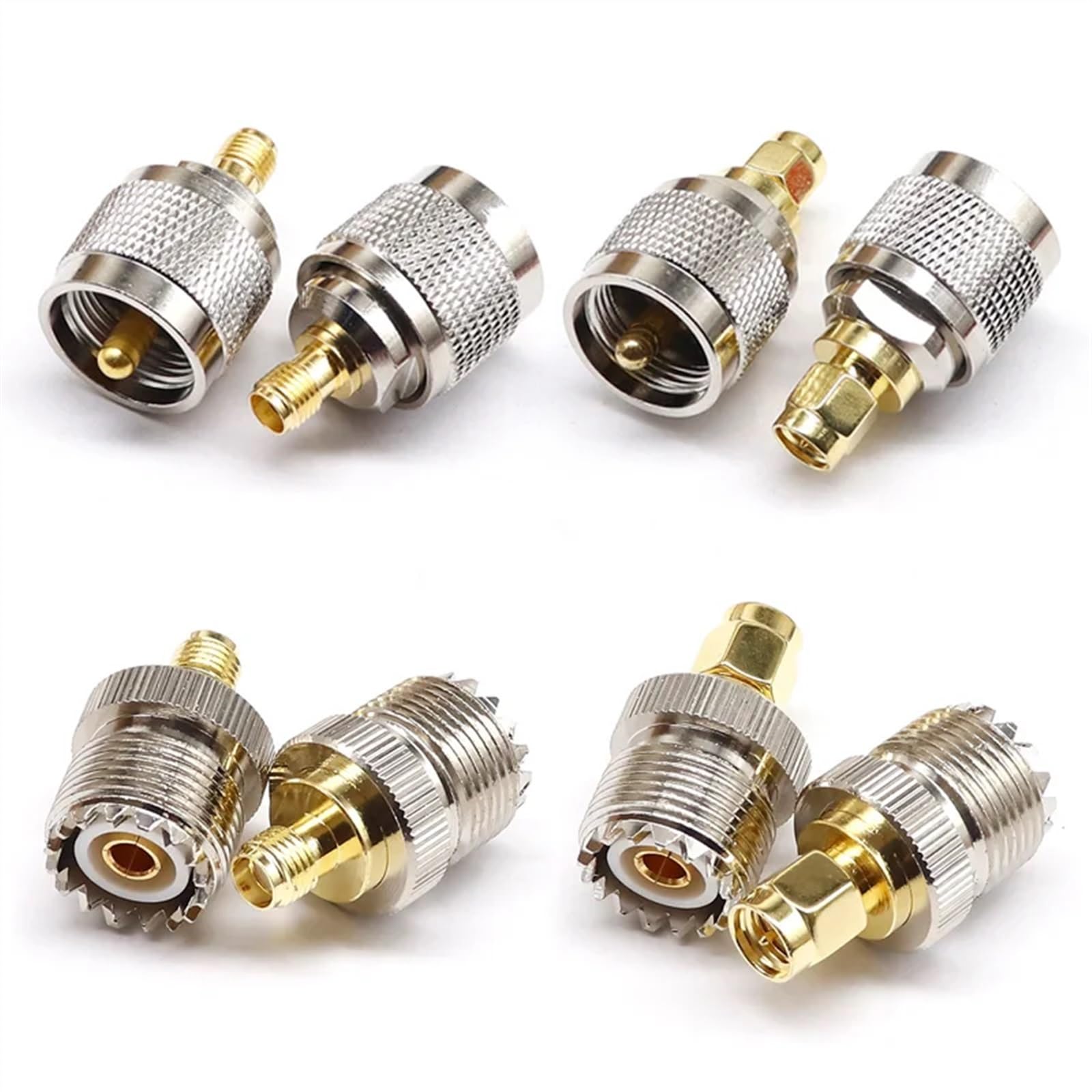Adaptador RF UHF-SMA para solucionar problemas de conexión entre radio y antenas