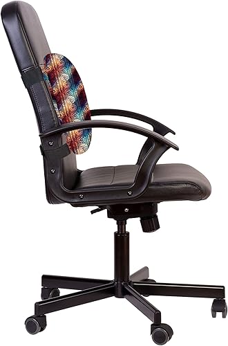 Miniatura 382 de Lunarable Teal Travel Pillow Neck Rest, Aquatic Fauna Theme Hand Drawn Style Various Starfish in Blue Shades, Memory Foam Traveling Accessory for