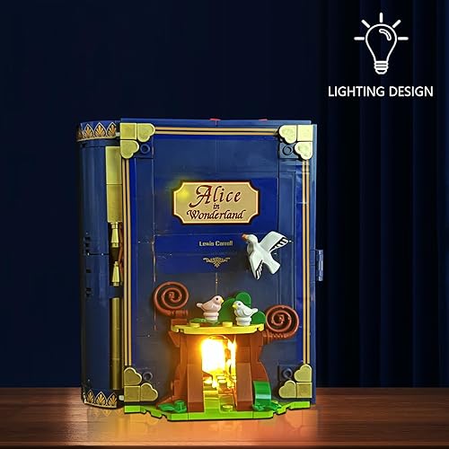 Miniatura 10 de Juego de bloques de construcción de libro de cuento de hadas, juguetes de construcción, juguetes educativos, regalo para cumpleaños, Navidad, Año