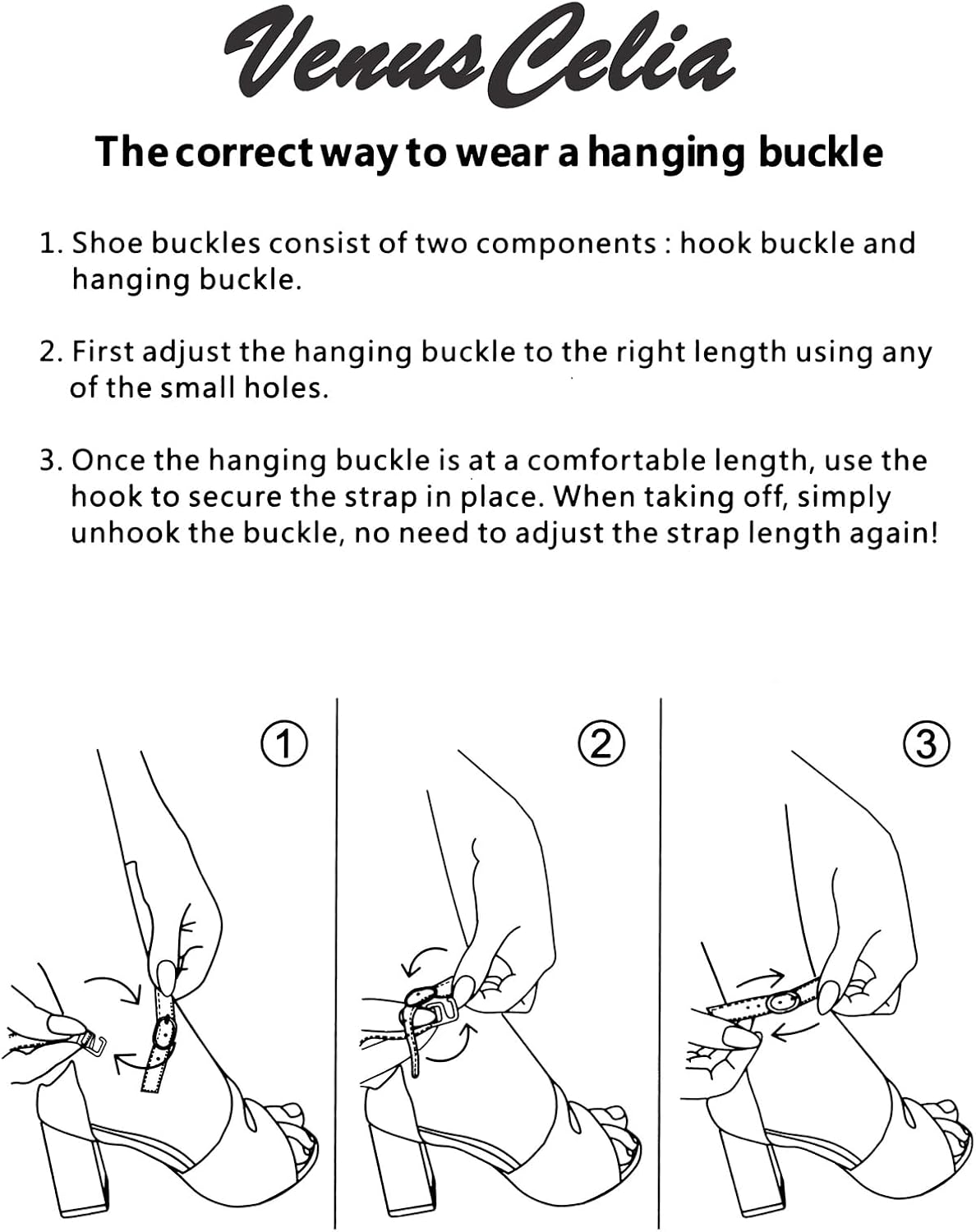 VenusCelia Women's Serenity Strap Flats Shoe - Image 6