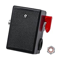 Vista 2 de Interruptor de presión del compresor de aire Z-D26612 para cable Porter 150120 PSI D26612 4 puertos