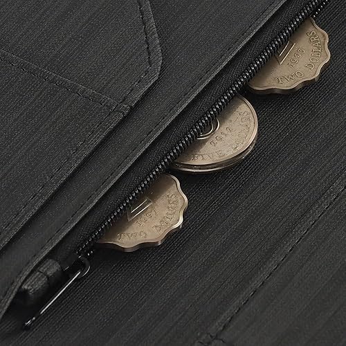 Miniatura 69 de CoBak - Libreta para meseros, organizador compacto con bolsillos transparentes y para dinero, portabolígrafo, se ajusta perfectamente al delantal