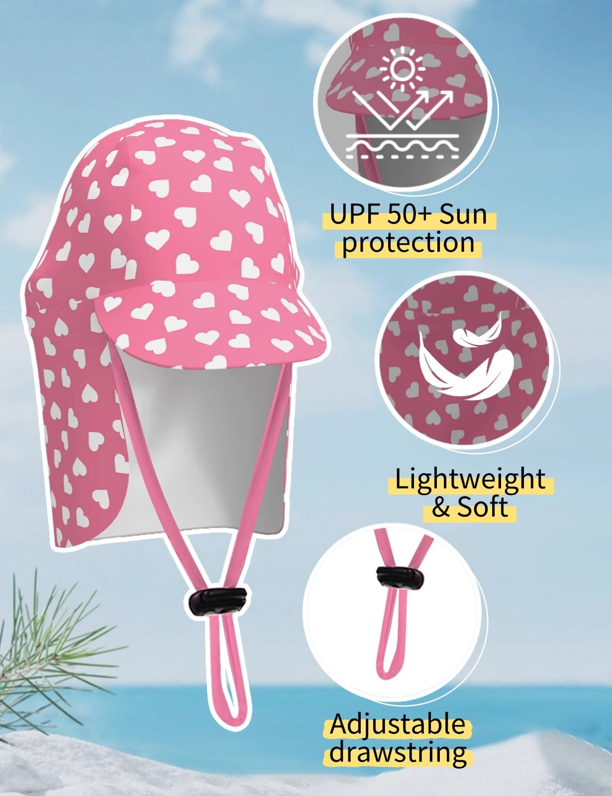 weVSwe Ropa UV para bebé con sombrero para el sol, bañador UPF 50+ cremallera de una pieza para niños de 0 a 3 años
