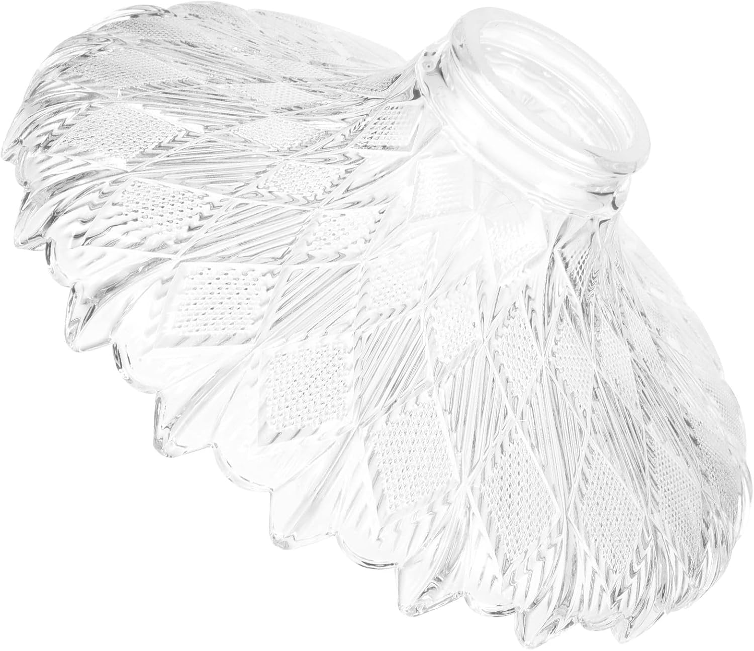 Glass Lampshade Floor Lamp Replacement Cover Sturdy Design Eye Protection From Bright Light Suitable for Bedroom Living Dining Kitchen Office Hotel Use