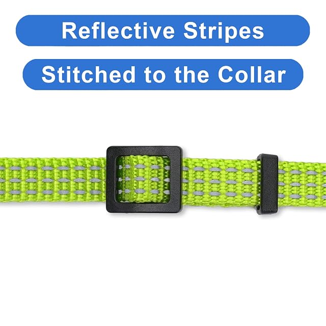 Foto 4 de 8 de Pawtitas Collar Ajustable para Gato Reflectante con Campana Desmontable Verde