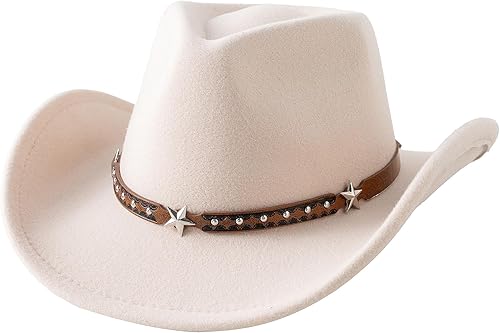 Jastore Sombrero de vaquero para bebés y niños pequeños Sombrero de vaquera para bebés pequeños Sombrero de vaquero infantil Sombrero de vaquero
