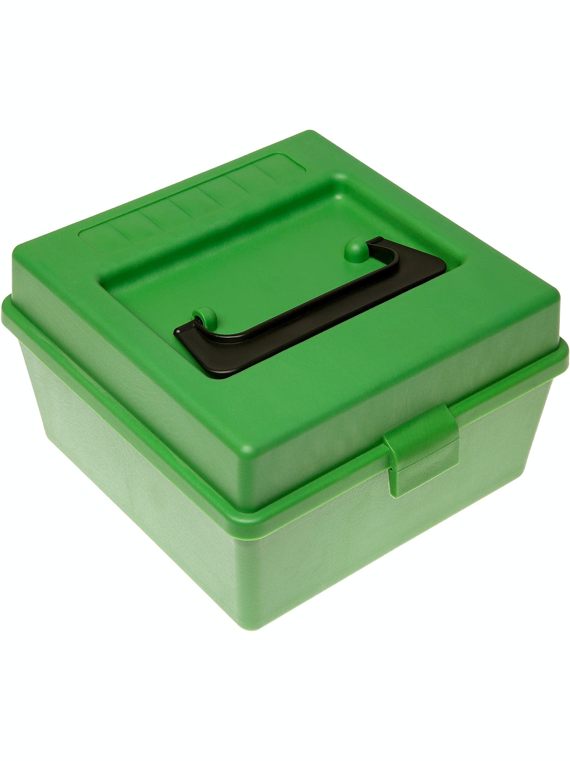 Parra Ammo Box - 100 rounds - diameter 13mm / 1/2” - OAL 92mm / 3 5/8”, Green - Image 2
