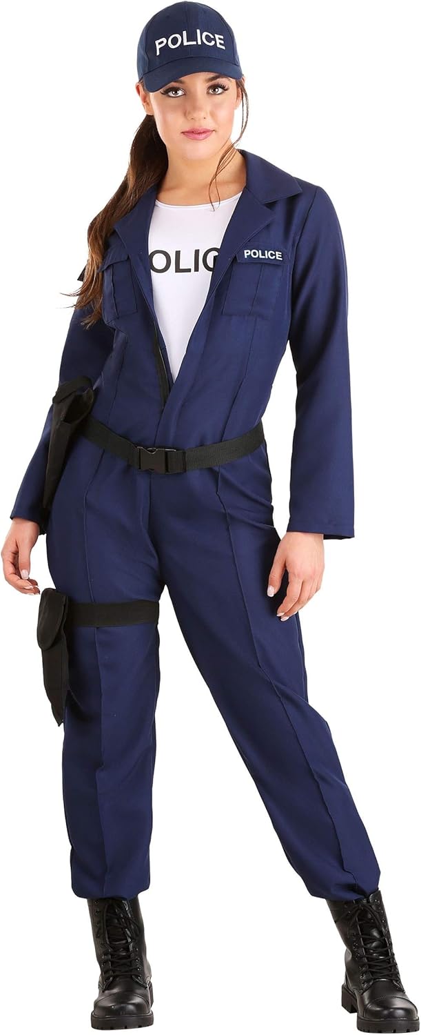 Women's Tactical Cop Police Officer Costume - M