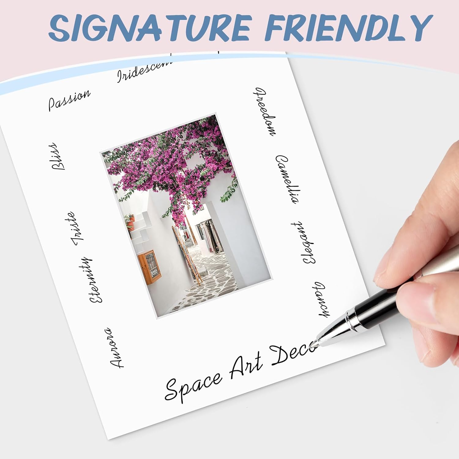 Space Art Deco, 10 Pack 11x14 Picture Mats for 5x7 Photo (White)
