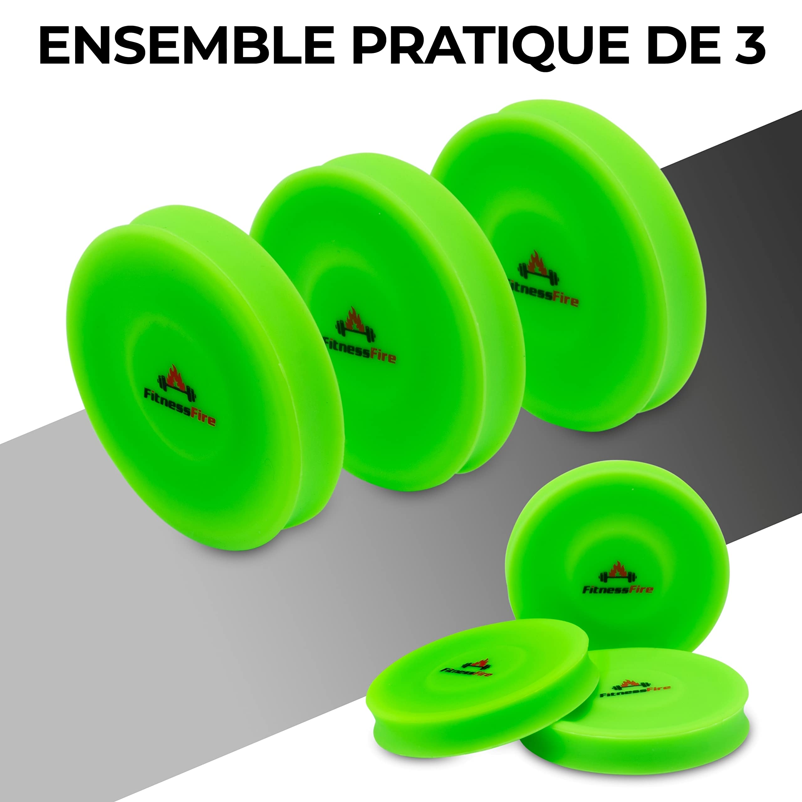 Set de 3 Mini frisbees - Le Petit Disque de Frisbee Vole à Plus de 60 mètres - Le Nouveau Sport à la Mode - Alternative au Frisbee Ordinaire