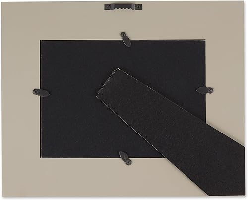 Miniatura 3 de DII Colección de portarretratos de madera envejecida, de inspiración rústica, 5 x 7 pulgadas, piedra antigua (paquete de 2)