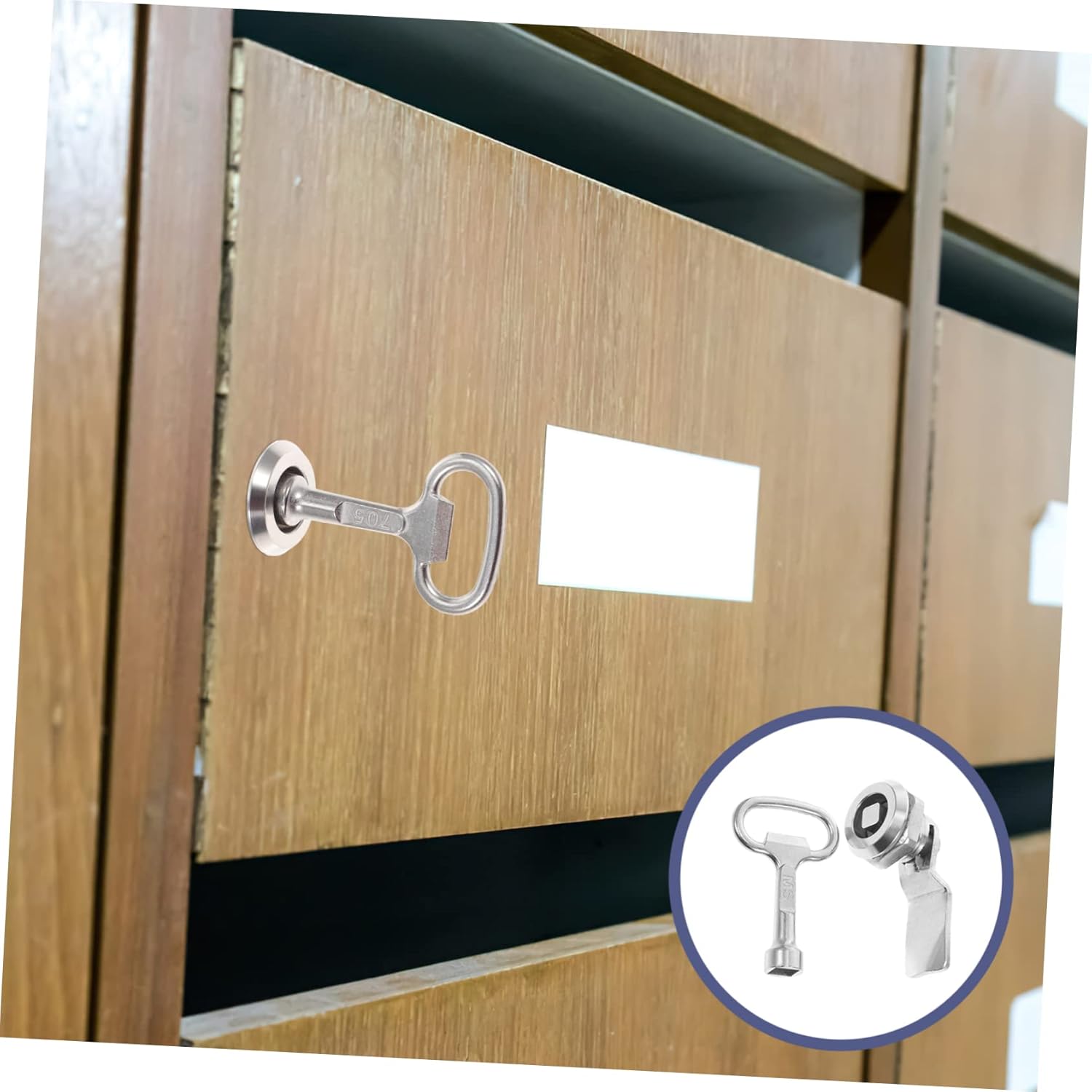 Cabinet Lock，Cam Lock， Mailbox Lock,Letter Post Box Lock,2pcs Turn Tongue Cabinet Lock(23cm)