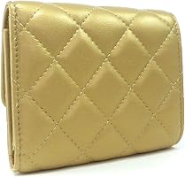 CHANEL⭐︎シャネル⭐︎ラムスキン☆マトラッセ⭐︎三つ折り財布⭐︎スモール CHANEL シャネル マトラッセ ラムスキン 3つ折り財布 ミニ財布
