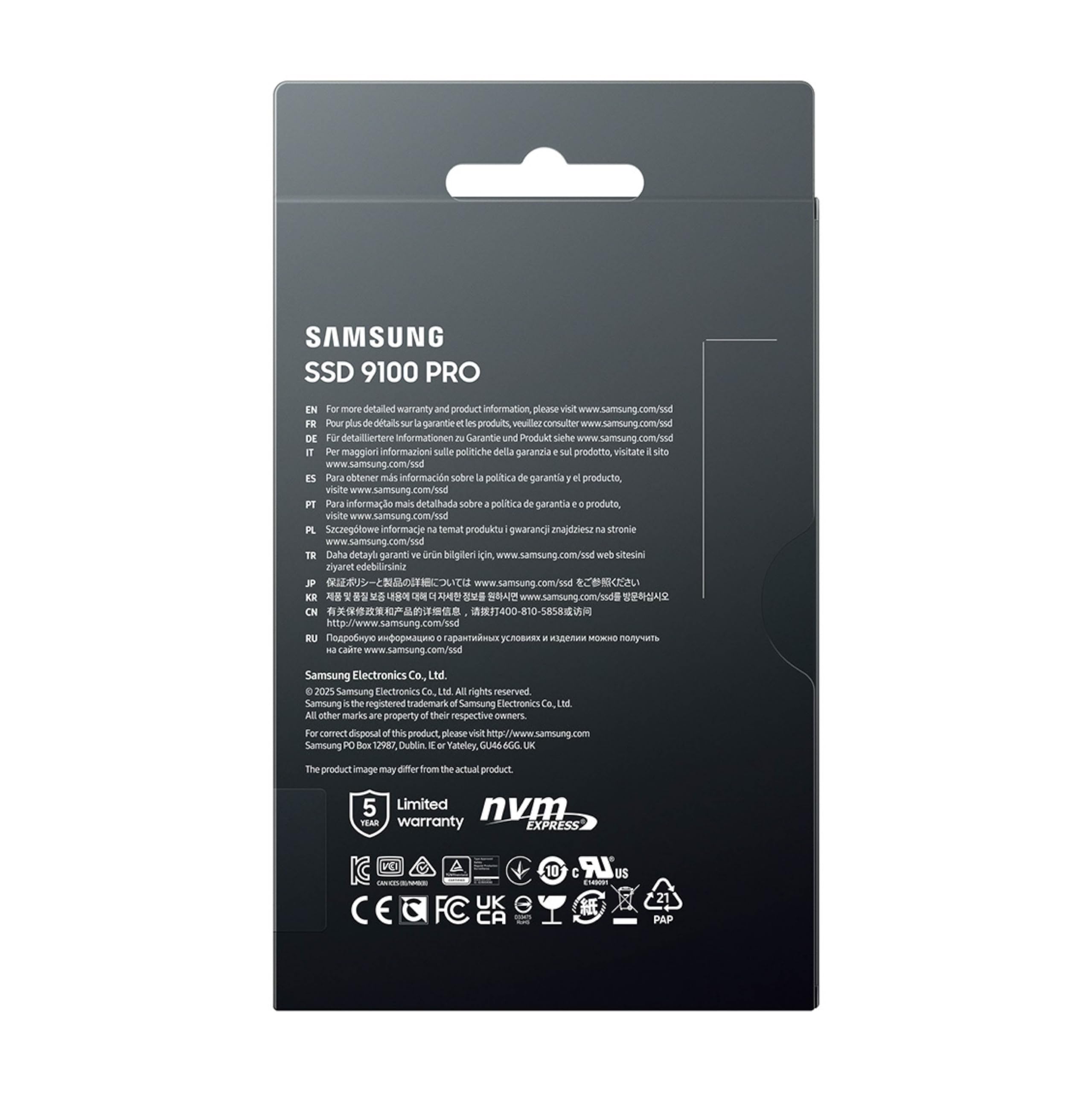 Amazon | Samsung SSD 9100 PRO 8TB、PCIe 5.0x4 M.2 2280、最大14,800