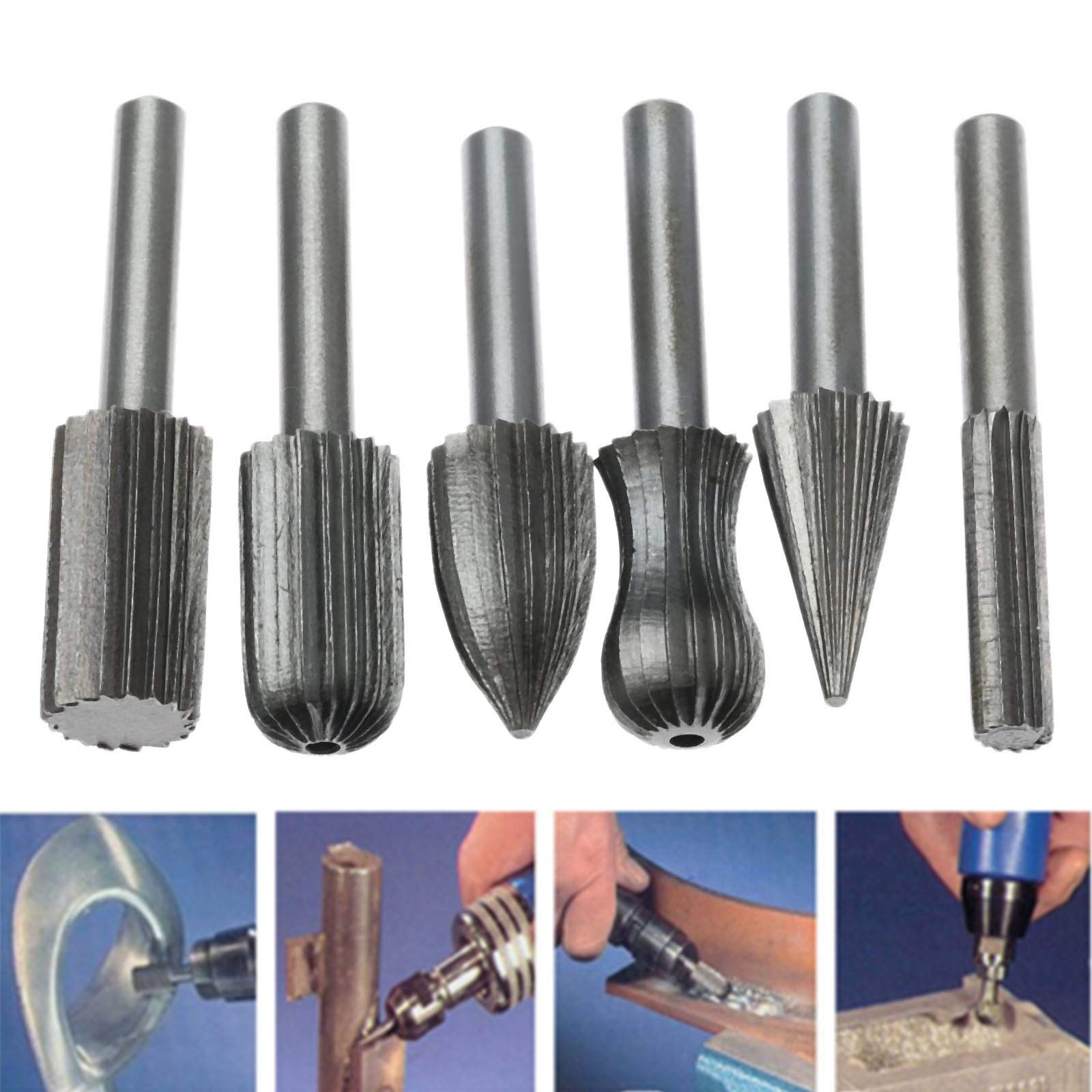 5 Gravierbohrer Für Dremel – HSS-Stahl, 3 Mm Schaft, Für Holz & Schnitzarbeiten