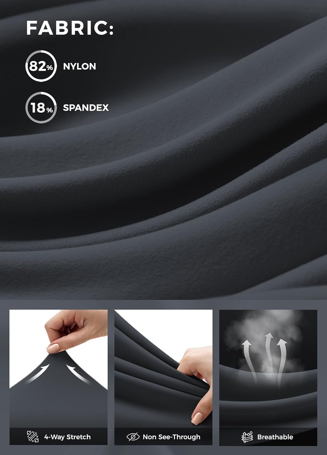 Willit Women's Yoga Capris Pants High Waist Leggings Crop Straight Leg Athletic Exercise Workout Capris 21" - Image 5