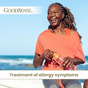 GoodSense All Day Allergy, Cetirizine Hydrochloride Tablets, 10 mg, Antihistamine, 45 Count